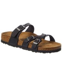 Birkenstock - Franca Narrow Oiled Leather Sandal - Lyst