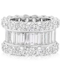 Diana M. Jewels - Fine Jewelry 18K 14.00 Ct. Tw. Diamond Eternity Ring - Lyst