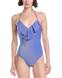 Shoshanna - Ruffle Maillot One-Piece - Lyst