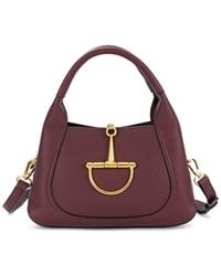 Tiffany & Fred Paris - Pebbled Leather Top Handle Shoulder Bag - Lyst