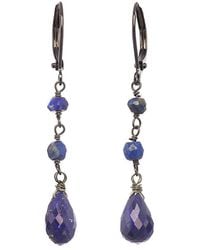 Rachel Reinhardt Jewelry - Lapis Drop Earrings - Lyst