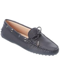 Tod's Tods Gommino Leather Moccasin - Black