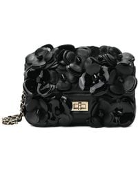 Tiffany & Fred Paris - Full-grain Floral Leather Shoulder Bag - Lyst