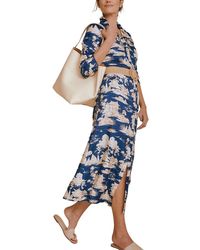 J.McLaughlin - Kahlo Silk-Blend Dress - Lyst