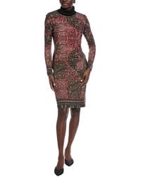 Etro - Turtleneck Wool Mini Dress - Lyst