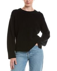 Forte - Rib Easy Crewneck Cashmere Sweater - Lyst
