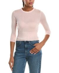 N.Peal Cashmere - 100% Cashmere Crop Sweater - Lyst