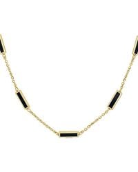 Sabrina Designs - 14k Onyx Bar Station Necklace - Lyst