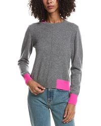 Brodie Cashmere - Color Pop Maya 100% Cashmere Sweater - Lyst