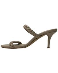Gianvito Rossi - Leather Braided Strap Sandal (Authentic Pre-Loved) - Lyst
