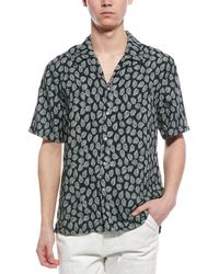 7 For All Mankind - Print Linen-Blend Shirt - Lyst