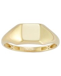 Ember Fine Jewelry - 14K Square Signet Ring - Lyst