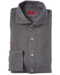 Isaia - Jersey Sport Shirt - Lyst