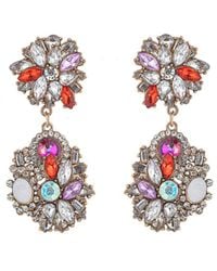 Eye Candy LA - Art Gala Crystal Rainbow Drop Earrings - Lyst