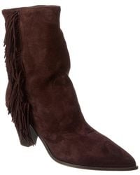 Aquazzura - Marfa 70 Suede Bootie - Lyst