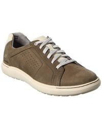 Clarks - Mapstone Tie Leather Sneaker - Lyst