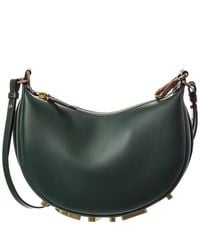 Fendi - Graphy Mini Leather Hobo Bag - Lyst