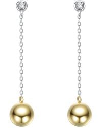 Genevive Jewelry - Cz Dangle Earrings - Lyst