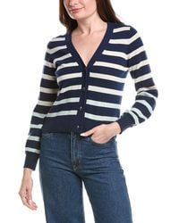 Isla - Karla Stripe Cashmere Cardigan - Lyst