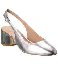 Stuart Weitzman - Bridgt 50 Leather Slingback Pump - Lyst