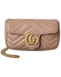 Gucci - GG Marmont Super Mini Matelasse Leather Shoulder Bag - Lyst