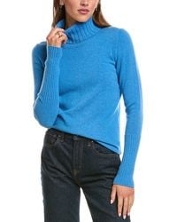 Forte - Chunky Trim Turtleneck 100% Cashmere Sweater - Lyst