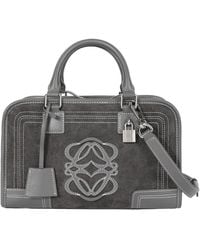 Tiffany & Fred Paris - Suede & Leather Top Handle Satchel - Lyst