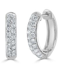 Sabrina Designs - 14k 0.65 Ct. Tw. Diamond Two-row Earrings - Lyst
