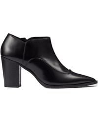 LK Bennett - Frances Leather Ankle Boot - Lyst