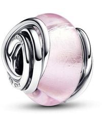 PANDORA - Murano Glass Charm - Lyst