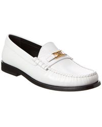 Celine - Luco Triomphe Leather Loafer - Lyst