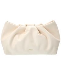Furla - Delia Mini Leather Clutch - Lyst