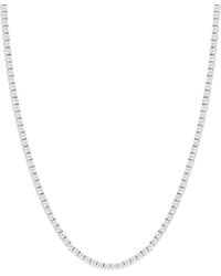 Forever Creations Signature - Forever Creations 14K 6.00 Ct. Tw. Lab Grown Diamond Tennis Necklace - Lyst