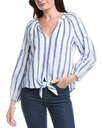 Tommy Bahama - Coastalina Tie-Front Linen Top - Lyst