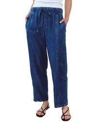 Bella Dahl - Seamed Soft Barrel Pant - Lyst