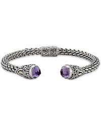 Samuel B. - 18K 3.00 Ct. Tw. Amethyst Bracelet - Lyst