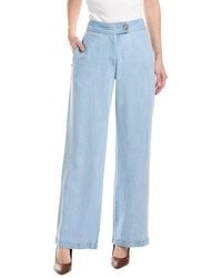 Tahari - Wide Leg Pant - Lyst