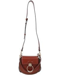 Chloé - Calfskin Small Tess Bag, Never Carried (Authentic Pre-Loved) - Lyst