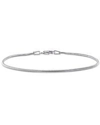 Italian Silver - Snake Chain Bracelet - Lyst