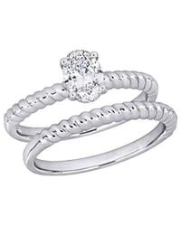 Created Forever - 14K 0.70 Ct. Tw. Lab-Grown Diamond Bridal Ring Set - Lyst