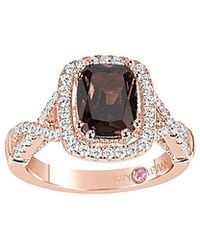 Suzy Levian - Rose Gold Vermeil Cz Ring - Lyst