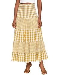 Avec Les Filles - Tiered Maxi Skirt - Lyst