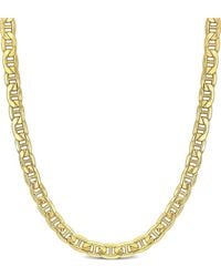Italian Gold - 10k Marine Link Chain Necklace - Lyst