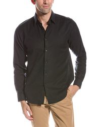 Theory - Irving Linen & Wool-blend Flannel Shirt - Lyst