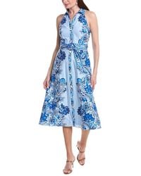 Adrianna Papell - Belted Shirtdress - Lyst