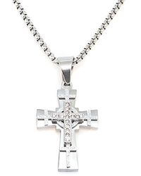jean claude - Dell Arte By Stainless Steel Pendant Necklace - Lyst