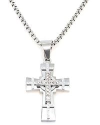 jean claude - Dell Arte By Stainless Steel Pendant Necklace - Lyst