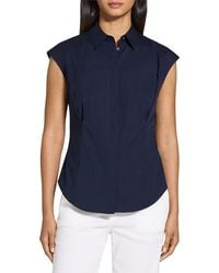 Theory - Cap Sleeve Top - Lyst