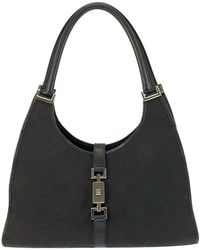 Gucci - Jumbo Gg Canvas Jackie Handbag (Authentic Pre-Loved) - Lyst
