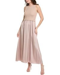 Taylor - Satin Midi Dress - Lyst